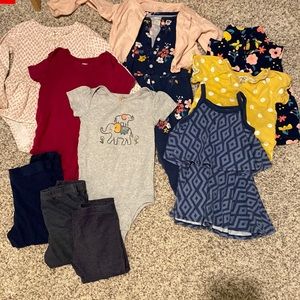 Lot of Eleven 24 mos/2t clothes